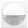 Image de Theben 1010200 theLuxa R180 WH - Détecteur de Mouvement Passif Infrarouge Blanc - Couverture Angulaire 180° - pour l'extérieur
