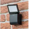 Image de Applique d'extérieur LED theLeda S8-100L de Theben, noir, 4000 K