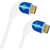Image de OEHLBACH Shape Magic 90 UHD - Câble HDMI 8K Ultra Haute Vitesse 2.1 - Certifié 48 Gbps (Connecteur coudé à 90°, Cuivre OFC, 4K @ 120Hz, 8K @ 60Hz, eARC, HDR dynamique) Blanc - 2 m