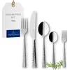 Image de Villeroy & Boch - Blacksmith Ménagère Couverts 30 Pièces pour 6 Personnes Argent, Garanti Lave-Vaisselle, Couvert En Inox, Ensemble Couvert Platine, Set de Couverts de Table, Acier Inoxydable