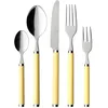 Image de Villeroy & Boch Play! Sunny Day Couverts de table pour 6 personnes, 30 pièces, Inox, Manche en plastique jaune