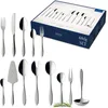 Image de Villeroy & Boch   Arthur Ménagère Couverts 68 Pièces pour 12 Personnes Argent/Platine, Garanti Lave-Vaisselle, Couvert en Argent, Ensemble Couvert, Set De Couverts De Table, Acier Inoxydable