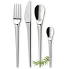 Image de Villeroy & Boch   Newmoon Ménagère Couverts 24 Pièces Pour 6 Personnes Stainless Steel, Garanti Lave-Vaisselle, Ensemble Couvert, Set De Couverts De Table, Couverts Inox, Acier Inoxydable