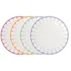 Image de Villeroy & Boch Lot de 4 assiettes à petit-déjeuner Fleur Couleur - Assiettes à dessert - Petites assiettes pour petit-déjeuner, desserts et collations - Assiettes à gâteau - Passe au lave-vaisselle