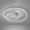 Image de FISCHER & HONSEL Plafonnier LED HOLY, nickel, Ø 49 cm, télécommande, CCT