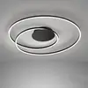 Image de FISCHER & HONSEL Plafonnier LED HOLY, noir, Ø 49 cm, télécommande, CCT