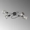 Image de FISCHER & HONSEL Plafonnier Iska avec bras, à quatre lampes