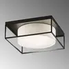 Image de FISCHER & HONSEL Plafonnier Carre 70x70cm Abat-jour en tissu blanc