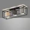 Image de FISCHER & HONSEL Plafonnier Isko avec trois abat-jour en tissu