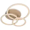 Image de FISCHER & HONSEL Plafonnier LED Gelder, 60 cm, grège/sable, RGBW, CCT