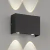 Image de FISCHER & HONSEL Applique d'extérieur LED Tokio noire, 4 lampes