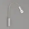 Image de FISCHER & HONSEL Applique LED River, bras flex, abat-jour de verre