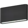 Image de FISCHER & HONSEL Applique d'extérieur LED Scone, noir, largeur 17,5 cm, à 2 lampes.