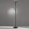 Image de FISCHER & HONSEL Lampe sur pied LED Dent, noir, 180 cm, CCT, à 2 lampes