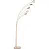 Image de FISCHER & HONSEL Lampadaire LED Dent, couleur sable Hauteur 225 cm, CCT, à 5 lampes.