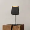 Image de FISCHER & HONSEL Lampe à poser Rimini, noir, textile, hauteur 30 cm, E14
