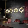 Image de FISCHER & HONSEL Suspension LED Gisi, CCT, dimmable, à 4 lampes