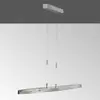 Image de FISCHER & HONSEL Suspension LED Colmar, CCT, nickel, long 106cm