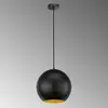 Image de FISCHER & HONSEL Suspension Mylon, noire/dorée, sphérique