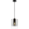 Image de Fischer & Honsel Lampe suspendue Samu verre de fumée - 60895
