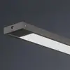 Image de FISCHER & HONSEL Suspension LED Marlo, grège, longueur 120 cm, CCT, variateur tactile