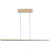Image de FISCHER & HONSEL Suspension LED Torvi, couleur sable/blanc, longueur 115 cm, CCT