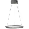 Image de FISCHER & HONSEL Suspension LED Silvio, Ø 50 cm, gris sable, métal, CCT,