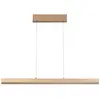 Image de FISCHER & HONSEL Suspension LED Vayana, longueur 190 cm, couleur sable, métal, CCT