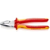 Image de KNIPEX Pince universelle à forte démultiplication, chromée isolée suivant VDE 225 mm