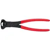 Image de KNIPEX Pince coupante de devant sur carte LS gainées en plastique 200 mm, 68 01 200 SB