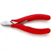 Image de Pinces coupantes de côté pour l’électronique, Avec charnière entrepassée Knipex