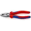 Image de Pince universelle 180mm avec tranchant - Bi-matière - Tête polie KNIPEX - 302180