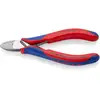 Image de Pinces coupantes de côté pour l’électronique, Avec charnière entrepassée Knipex