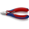 Image de Pinces coupantes de côté pour l’électronique, Avec charnière entrepassée Knipex