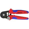 Image de Pinces à sertir auto-ajustables pour embouts de câble, avec accès latéral Knipex