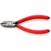 Image de KNIPEX 76 01 125 Pince coupante diagonale pour électromécaniciens noir atramenté 125 mm