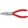 Image de KNIPEX 25 21 160 Pince plate ronde avec coupe (pince radio) noir encre 160 mm