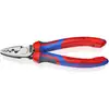 Image de Pinces à sertir pour cosses, Avec sertissage à ergot Knipex