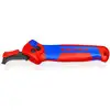 Image de Couteau d'électricien 180mm - Lame avec sabot de guidage - 3 positions de coupe KNIPEX - 1650145SB