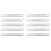 Image de Wedo 789 Lames Sécables de Rechange (Pour Cutter Ordinaire du Commerce, en Acier au Carbone, 9 mm, Étui) Lot de 10, Argenté
