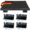 Image de SCHWAIGER SODM0040 Support de module solaire Centrale électrique pour balcon Support pour toit plat Support pour panneau solaire Kit d'équerre en Z