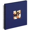 Image de walther design Album Photo Bleu 30 x 30 cm Album Spirale avec découpe de Couverture, Fun SA-110-L