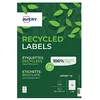 Image de AVERY - 100 Étiquettes Autocollantes Blanches Personnalisables - 100% Recyclées - Format 199,6 x 289,1 mm - Impression Laser et Jet d'Encre