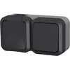 Image de Interrupteur + prise - QUARX - Aqua Pro - Extérieure verticale IP55 250V 16A