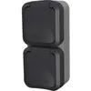 Image de Double prise - QUARX - Aqua Pro - Extérieure verticale IP55 250V 16A