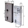 Image de Boîtier de serrure Alberts avec serrure DIN L/R dimension A 30 dimension B 90 dimension C 185 mm GAH