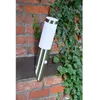 Image de Applique dextérieure avec Détecteur Inox H40cm inox satiné - BRILLIANT - Chorus - Métal - Halogène - IP44