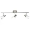 Image de BRILLIANT lampe Luca spot tube 3 lumières fer/chrome/blanc | 3x R50, E14, 40W, adapté aux lampes à réflecteur (non incluses) | Échelle A ++ à E | Têtes pivotantes