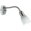 Image de Brilliant Spot mural Sofia, fer/chrome/blanc, saillie 37 cm