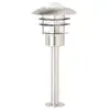 Image de Brilliant Luminaire pour socle Terrence, acier inoxydable, hauteur 50 cm
